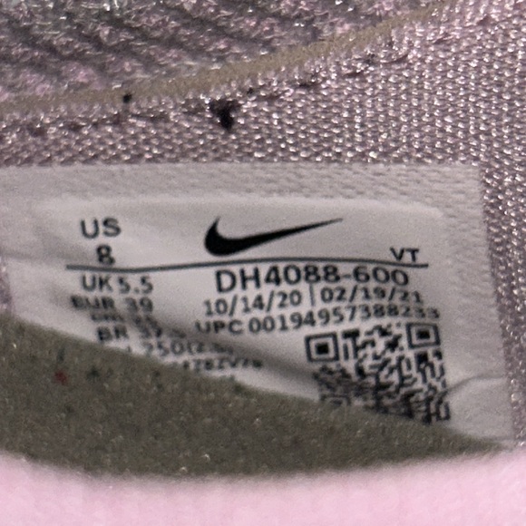 Nike Air VaporMax 2021 FK “Light Arctic Pink” Women’s Size 8 - Picture 8 of 9